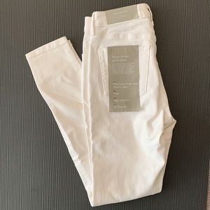 Everlane white Curvy Authentic Stretch High-Rise Skinny Jeans size 26
